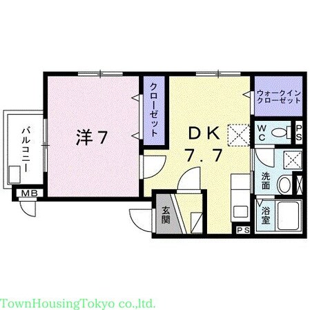 フォルトゥナ弦巻の物件間取画像